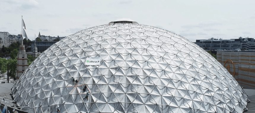Tremco illbruck participa en la rehabilitación de la cúpula del Palacio de los Deportes en París