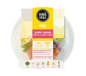 La ensalada Poke de ‘Sun&Vegs’, en el Innovation Hub de Fruit Attraction