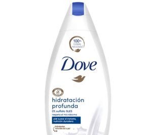 Dove y sostenibilidad: botellas de plástico 100% recicladas