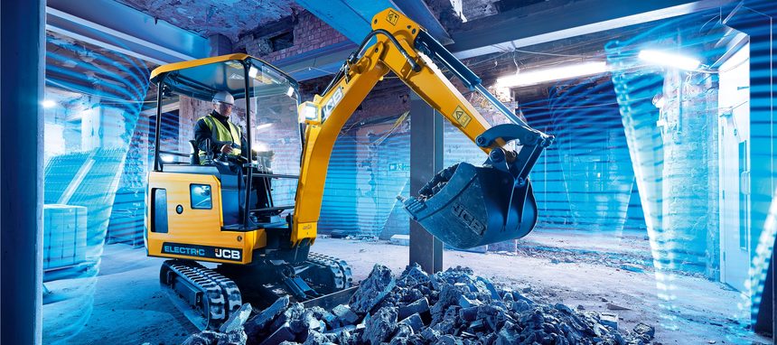 JCB trae a España su primera miniexcavadora eléctrica