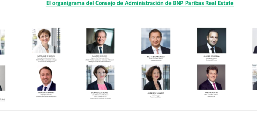BNP Paribas Real Estate renueva su cúpula directiva