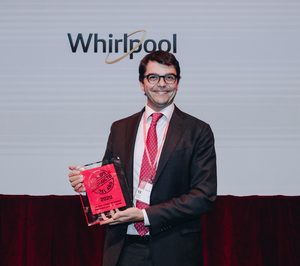 Los frigoríficos Dual NoFrost de Whirlpool galardonados en los premios Producto del Año 2020