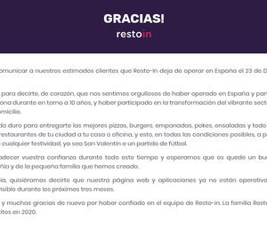 Cesa su actividad una plataforma de servicio a domicilio