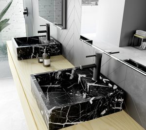 Nuovvo presenta su lavabo Athos de mármol natural