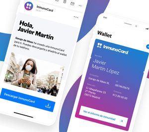 Garaje de Ideas lanza Inmunocard, un carnet digital para conocer el estado de salud de los trabajadores