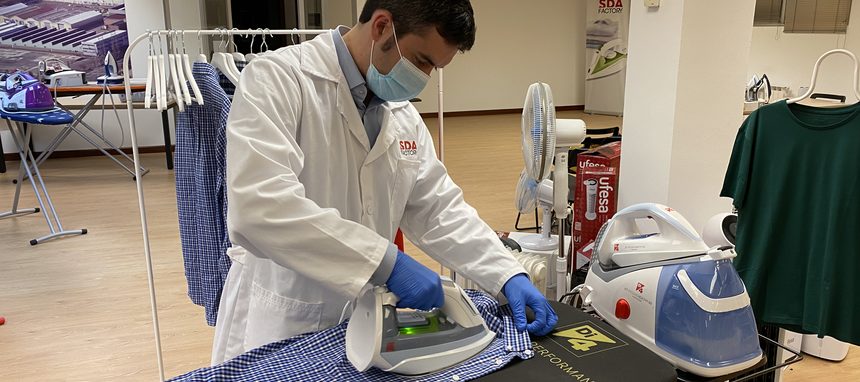 Di4 fabrica una plancha que neutraliza el virus