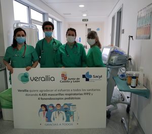 Verallia dona 300.000 euros en material sanitario y alimentos de primera necesidad