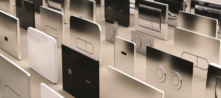 Ideal Standard lanza nuevas placas de descarga non-touch