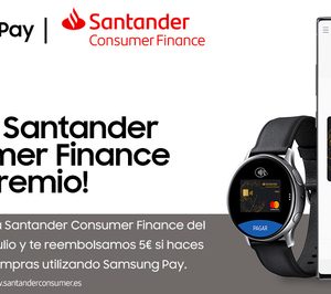 Santander Consumer Finance se incorpora al servicio de pago móvil Samsung Pay