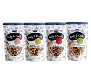 La gama Nuts & Cook de Aperitivos Medina debuta en retail