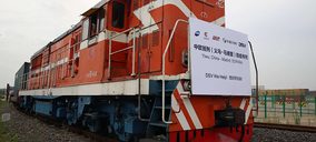 DSV transporta en tren material sanitario desde China a Madrid