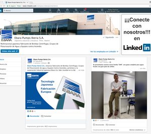 Ebara Pumps Iberia estrena nuevo perfil en LinkedIn