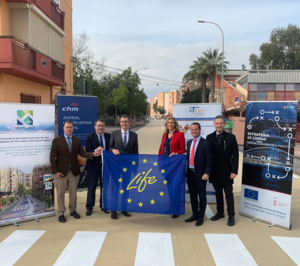 CHM instala un pavimento en Murcia que reduce la temperatura 7ºC