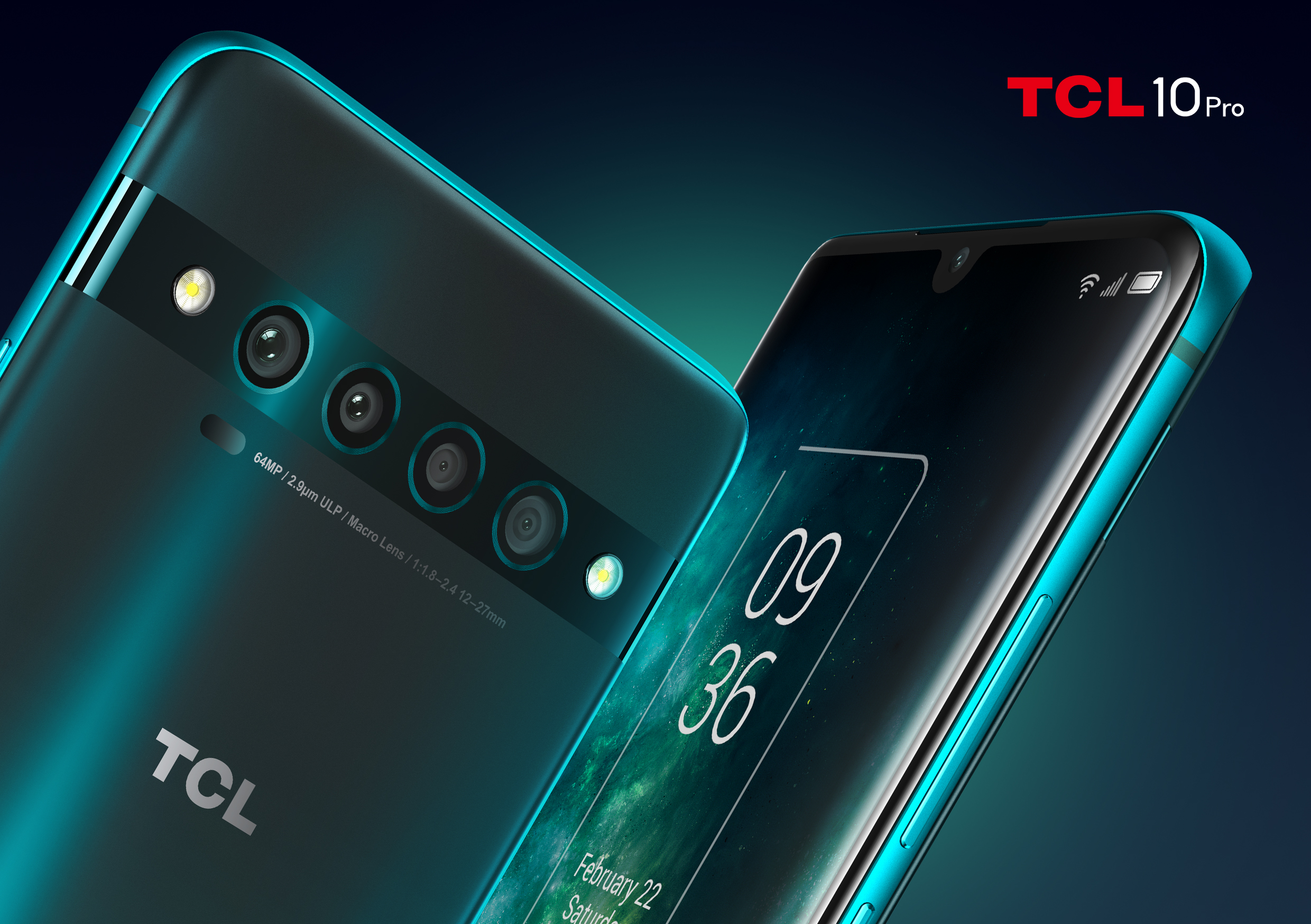 TCL presenta el smartphone TCL 10 PRO con pantalla curva amoled