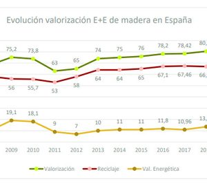 Aumenta la tasa de valorización energética del packaging de madera