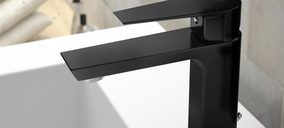 Aroha de Griferías Galindo, único grifo en acabado negro con certificado N de AENOR