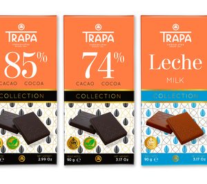 Trapa lanza una línea de tabletas de altos porcentajes de cacao