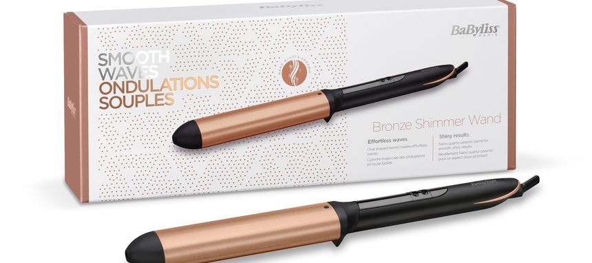 Babyliss presenta la tenacilla ovalada Shimmer Bronze