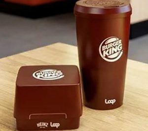 Burger King se pasará a los envases reutilizables de la mano de Loop