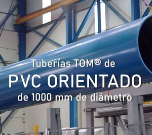 Molecor lanza tubería de PVC orientado de 1000 mm de diámetro