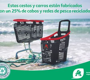 Alcampo incorpora carros y cestas reciclados de la mano de Araven