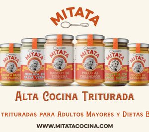 Mitata lanza sus primeras recetas trituradas para adultos