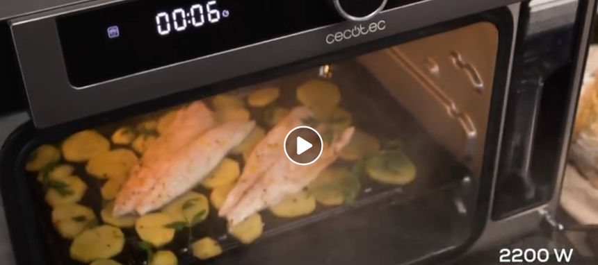 Hornos Cecotec con función vapor