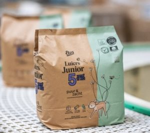 Drylock sustituye el packaging plástico de sus pañales por bolsa de papel