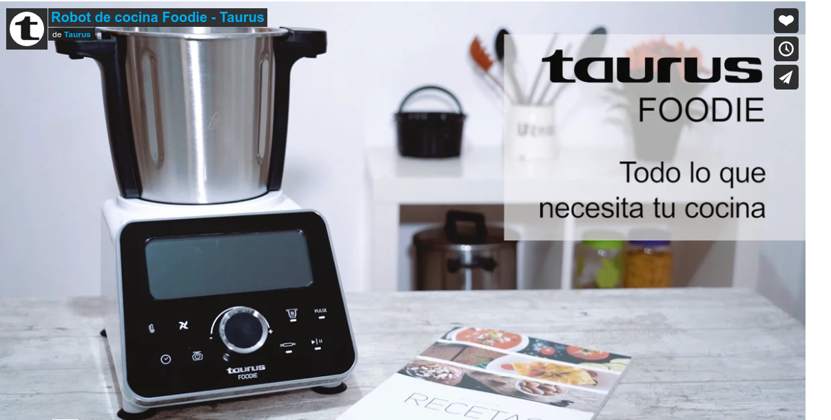 Llega Foodie, la nueva generación de robot de cocina de Taurus