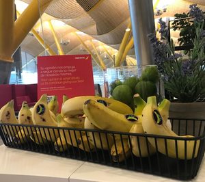 Iberia ofrece Plátano de Canarias en el catering de sus vuelos