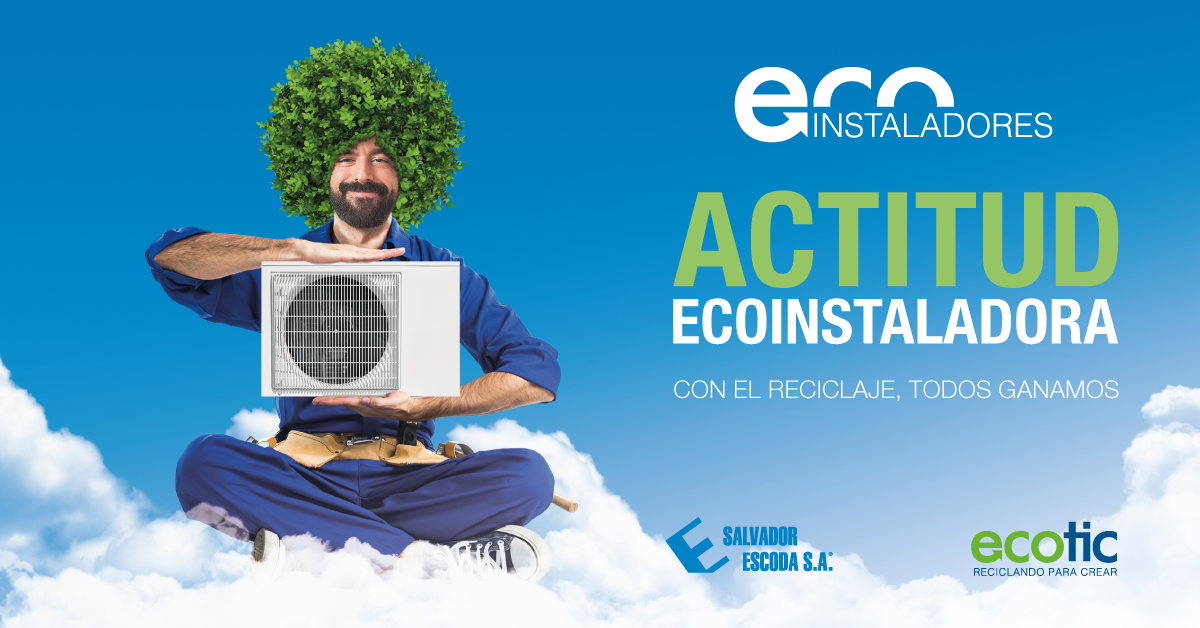 Salvador Escoda y Ecotic se alían para impulsar el reciclaje entre los instaladores