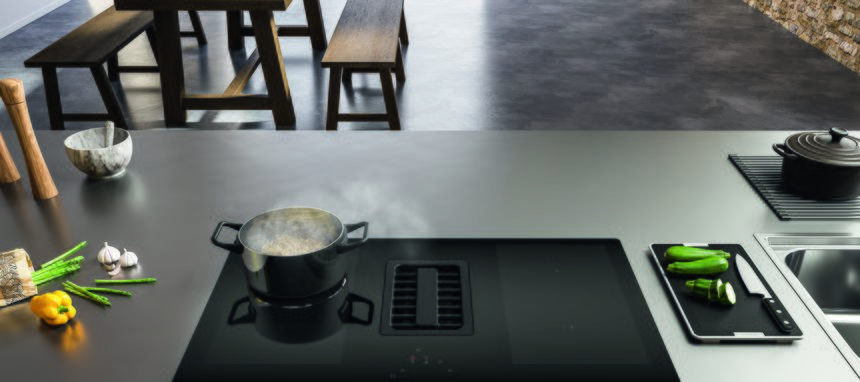 Franke Maris un modelo con placa de inducción y campana integrada