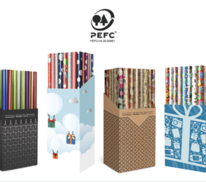Imcovel extiende el sello PEFC a su gama de papel de regalo