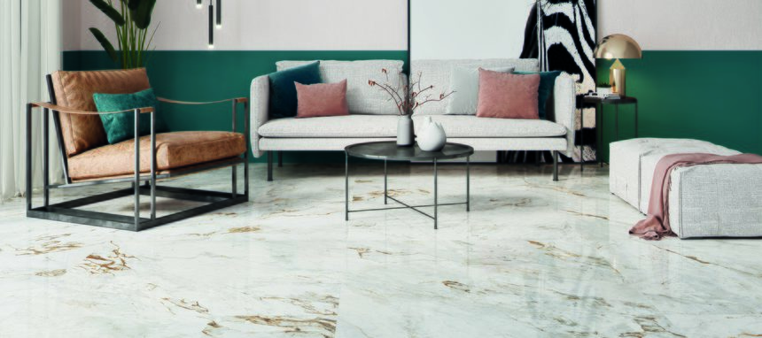 Gala presenta Melrouse, un pavimento en mármol cerámico