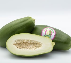 Anecoop incluye a su oferta la papaya verde, una fruta que se consume como hortaliza