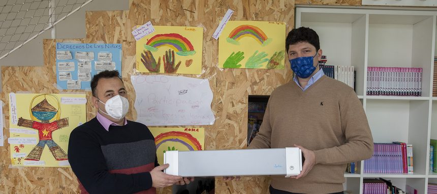 Jata dona purificadores de aire a Save the Children