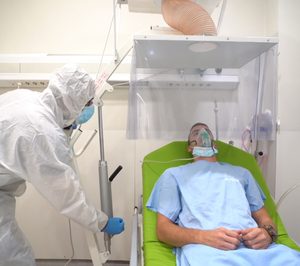 Vithas presenta su nuevo dispositivo de aislamiento Aerobox