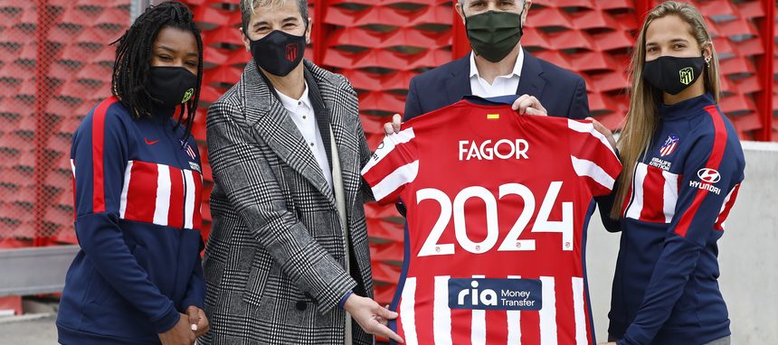 Fagor Electrodoméstico nuevo patrocinador del Atlético Femenino