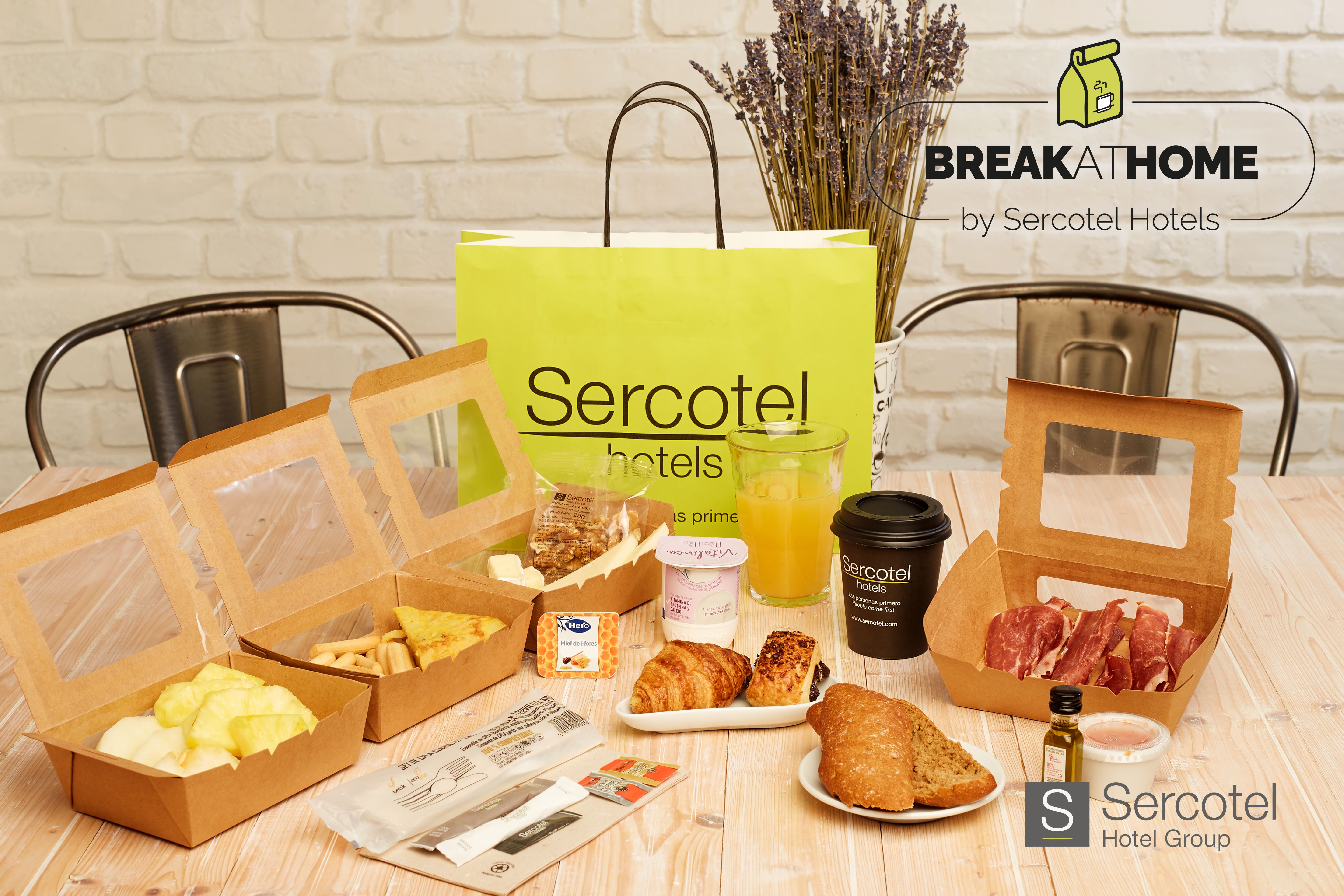 Sercotel Hotel Group y Just Eat lanzan 'BreakAtHome', el desayuno de hotel por primera vez en casa