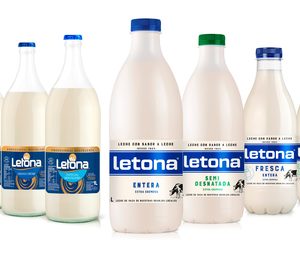 La leche fresca Letona llega a retail en formato UHT