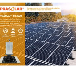 Soprema introduce en España su sistema de soportes para paneles fotovoltaicos