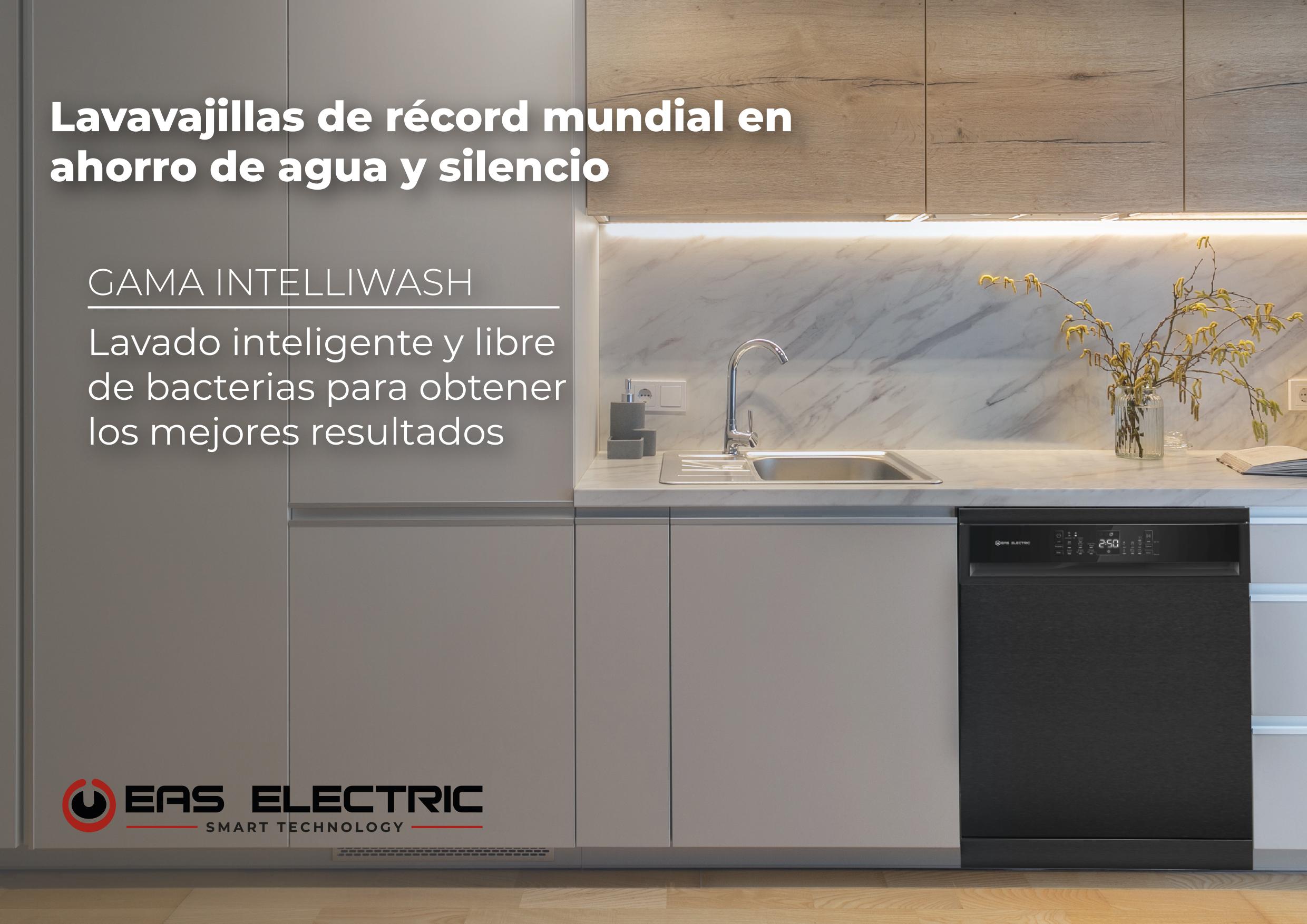 Eas Electric presenta sus lavavajillas silenciosos y con capacidad de ahorro de agua