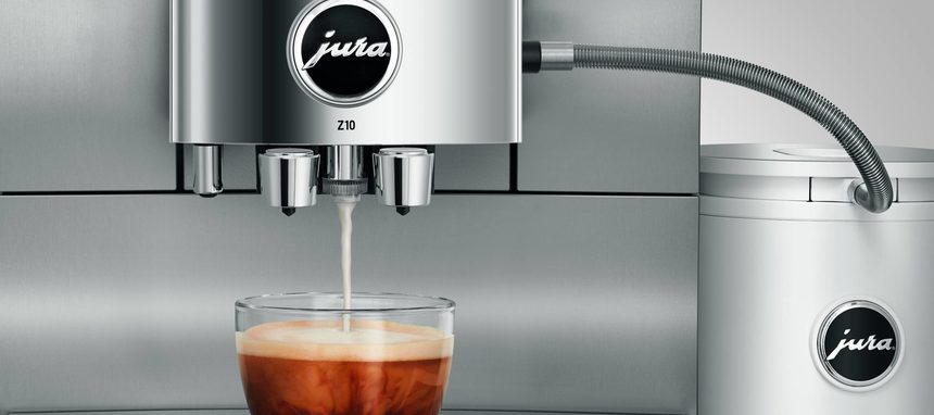 Jura Z10, con molinillo de reconocimiento de productos para especialidades de café calientes y frías