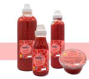 Suquipa amplía su gama de tomate rallado natural con un nuevo formato en botella