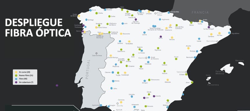 Paradores adjudica la instalación de fibra óptica a Telefónica
