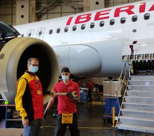 DHL gestionará la logística interna de componentes para Iberia Mantenimiento