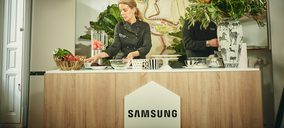 Cristina Oria presenta la llegada a España de la nueva generación de frigoríficos Bespoke de Samsung