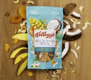 Kellogg aumenta su presencia en snacks con su primera gama de frutos secos