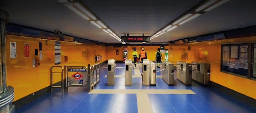 Propamsa participa en la renovación de los pavimentos de una estación del Metro de Madrid