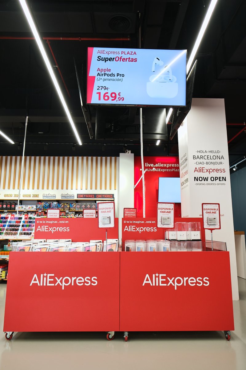 Aliexpress Plaza abre una nueva tienda física en Barcelona
